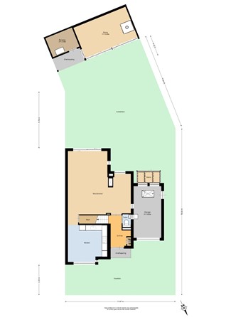Floorplan - Vrijenburglaan 76, 2994 GN Barendrecht